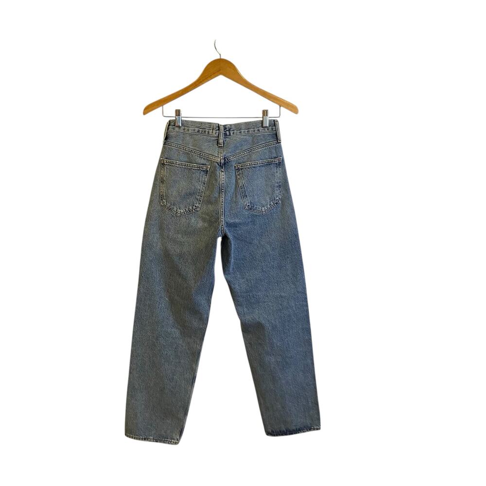 Agolde Criss Cross Arc Jeans High Rise Vintage Wash Size 24 - Picture 6 of 10